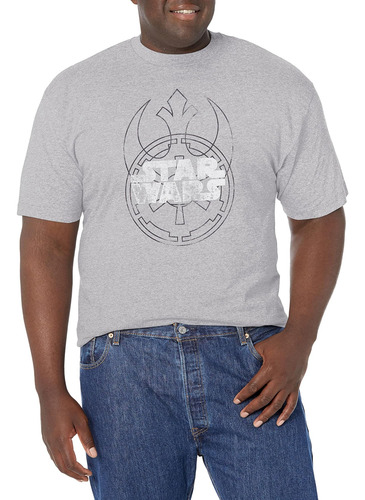 Star Wars & Tall Overlap Set Playera De Manga Corta Para Ho