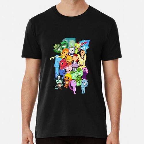 Remera Happy Tree Friends Todos Los Personajes Algodon Premi