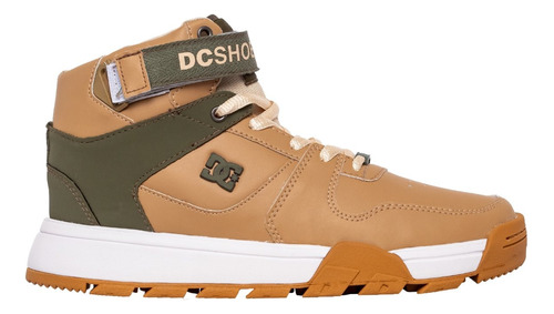 Botitas Dc Shoes Modelo Pensford Ss Wnt Marrón Verde