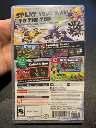 Splatoon 2 Nintendo Switch Nuevo (Usado)