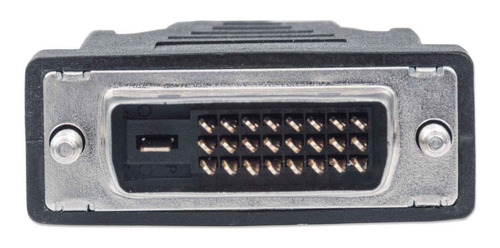 Imagen 5 de 5 de Cable Video Manhattan Hdmi A Dvi-d M-m 1.8m 372503 Dual Link
