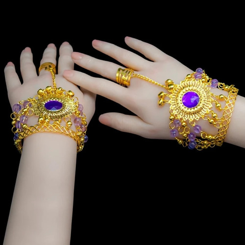 New, Conjunto Indio De Danza Del Vientre For Mujer, Danza