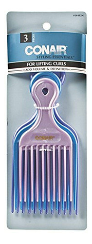 Peines Conair 14493z De 3 Piezas Para Levantamiento De Cabel