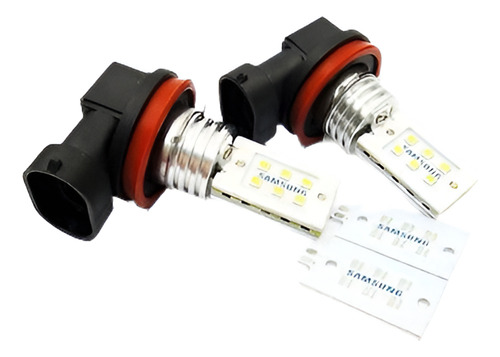 2 X H11 H8 Samsung 12 Smd Led Alta Potencia Para Niebla Toyo