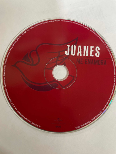 Cd Single Juanes Me Enamora. Sin Caratula