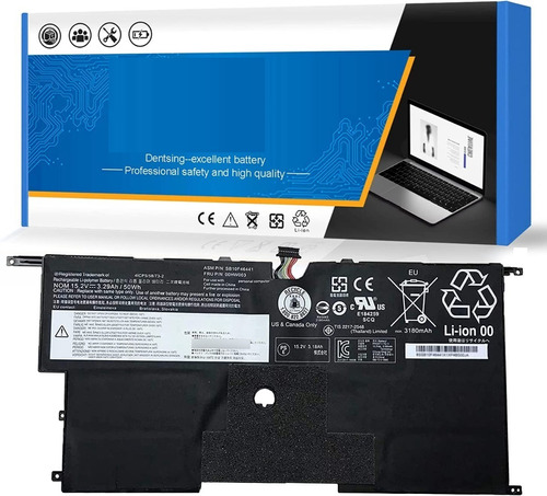 Bateria Lenovo 00hw003 00hw002 Thinkpad X1 Carbon Gen3 2015