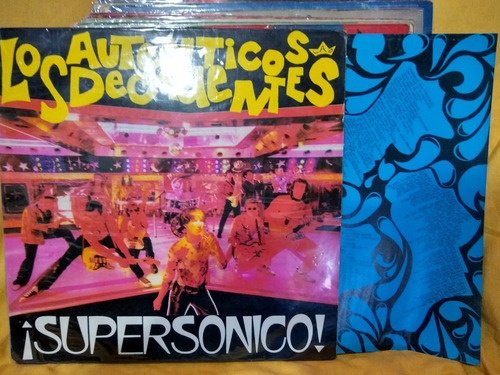 Vinilo Los Autenticos Decadentes Supersonico + Insert D Rn1