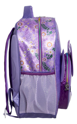 Mochila Minnie Mouse Original Tamaño Primaria Marca Ruz Violeta Lisa