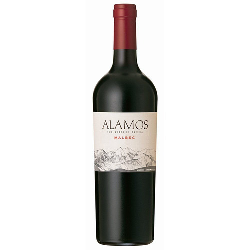 Imagem 1 de 1 de Vinho Argentino Tinto Malbec Alamos 750ml