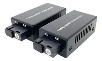 Comprar Par Convertidor De Medios Sc Switch Fibra Gigabit 1000m A\u002Fb
