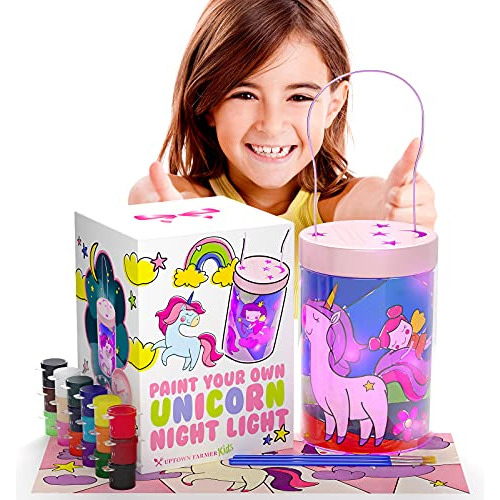 Kit De Linterna Unicornio Para Niños Con Luces De 6z4bo