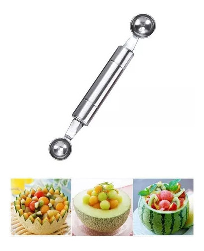 Cuchara Bolifrut Para Hacer Bolita De Fruta Acero Inoxidable