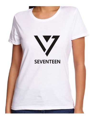 Remera Seventeen Mujer K Pop Pop Coreano Bts 