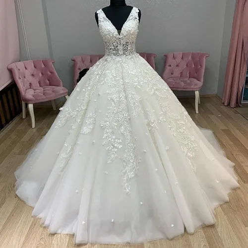Vestido alça princesa 2025