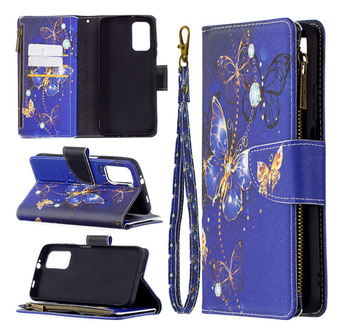 Funda Para Teléfono Oppo Realme8pro/realme8 5g/realme V13 Con Dibujos Animados De Animales Animados, Con Cierre De 9 Ranuras