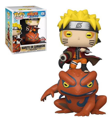 Funko Pop 106 Naruto On Gamakichi Naruto Special Edition