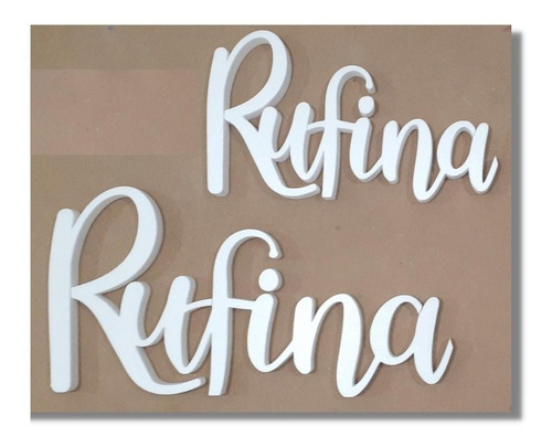 Imagen 3 de 10 de Carteles Nombres Palabras De 40 Cm X 78 Cm Polyfan Corpóreo