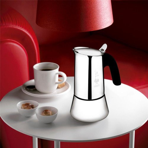 Imagem 6 de 6 de Cafeteira Italiana Bialetti Vênus Inox 10 Xícaras