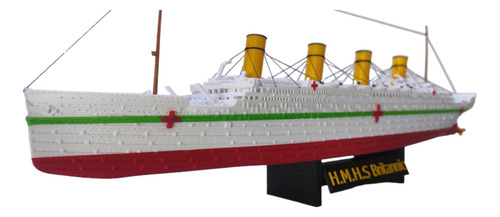 Miniatura Do Hmhs Britannic,65 Cm, Flutua E Afunda