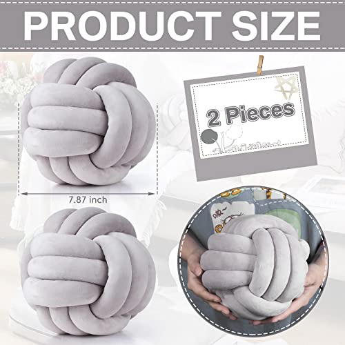 Almohadas Decorativas Redondas De Felpa Para Sofá, 2 Unidade