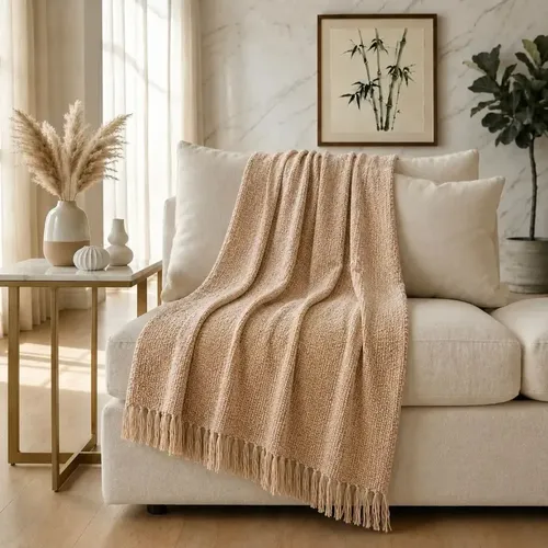 Manta Para Sofá  300 X 180 Super Grande Decorativa Luxuosa - R$ 50,24