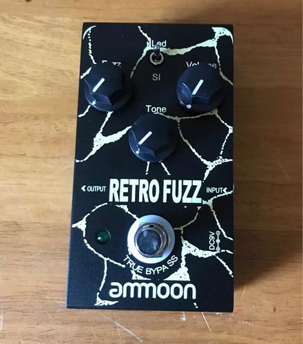 Pedal De Efecto Guitarra Ammoon Retro Fuzz Analógico 2 Modos