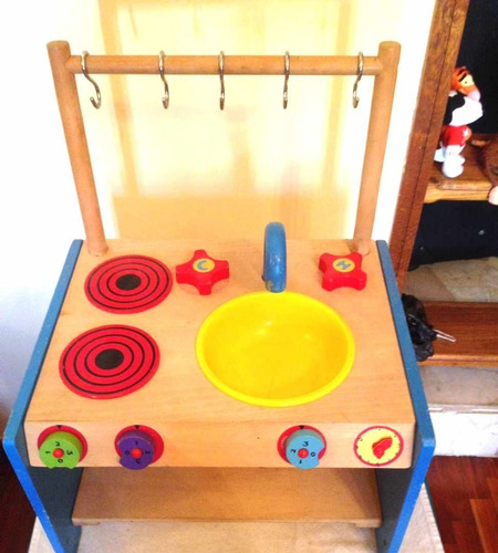 Cocina De Madera Para Niña