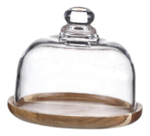 Soporte De Madera Para Tartas Con Forma De Cúpula, Vajilla