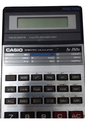 Calculadora Científica Casio Fx-350d Negro (Usado)