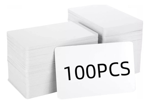 100 Tarjetas Pvc Proximidad Chip Rfid 125khz Folio Accespro