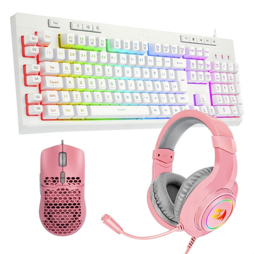 Combo Gamer Rgb-rs Teclado Shiva+ Diadema Hylas+ Mouse M700a