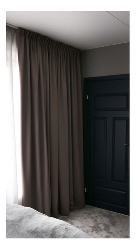 Cortina En Tela Blackout Black Out Textil Living Dormitorio