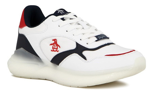 Penguin Zapatilla Hombre Casual Navaja - White/navy