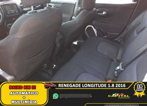 Imagem 10 de 15 de Jeep Renegade Longitude 1.8 Flex Automatico 2016