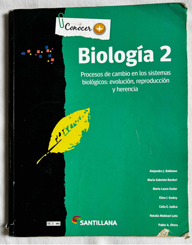 Biología 2-conocer + Santillana