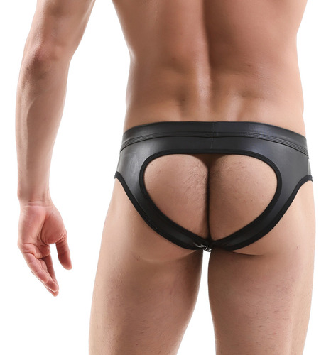 Calzoncillos De Hombre Con Cadena De Piel Lacada De Imitació