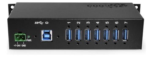 Coolgear Hub Usb 3.2 Gen 1 De 7 Puertos Con Proteccin Contra