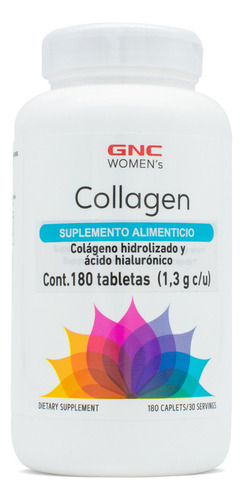 Women Colágeno Gnc X 180 Tabletas Sabor Neutro