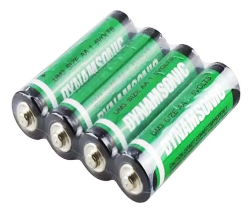 Baterias Pilas Dynamsonic Aaa 1.5 Voltios Verde 40 Baterias Extra Duración Carbón Aaad40v