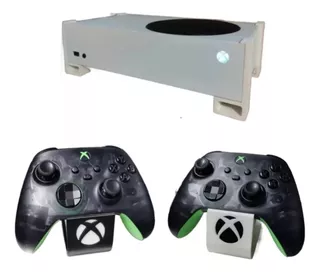 Soporte Base Xbox Series S + 2 Soportes De Control Halo, Cod