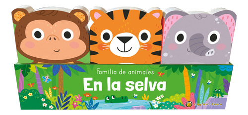 Familia de animales en la selva, de Equipo Editorial Guadal., vol. 1. Editorial Editorial Guadal, tapa dura, edición 1 en español, 2023