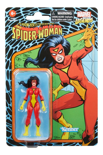 Marvel Legends Retro: Spiderwoman 3.75 Pulgadas