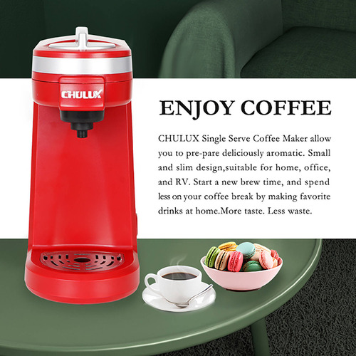 Cafetera Cápsula Elétrica Chulux Compacta 800w Roja