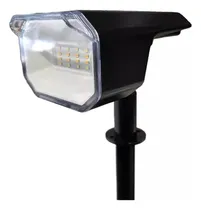Comprar Lampara Estaca Solar Jardin Led Jabalina Exterior Ip65 Para Jardín Macetas Luz Recargable Con Fotocelula Incluida #etribu