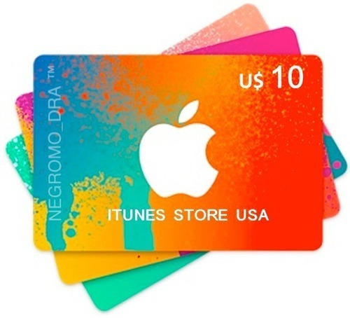 Tarjeta Itunes  10usd Usa Entrega Inmediata  Email En Stock.