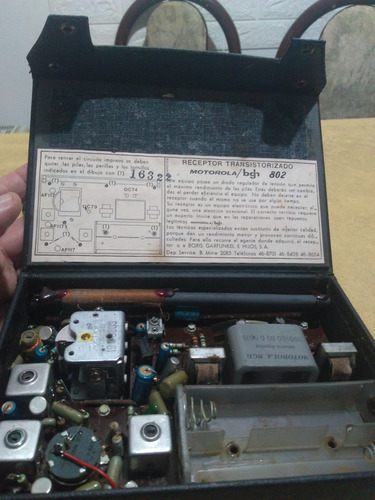 Radio Motorola/bgh 802 Am Funcionando (Usado)