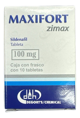 Sildenafil 100 Mg 10 Tabletas (maxifort)