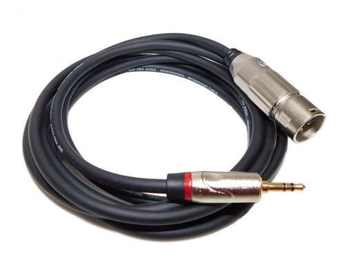Imagen 3 de 3 de Cable Canon Macho A Miniplug Xlr Profesional 100% X 2mts