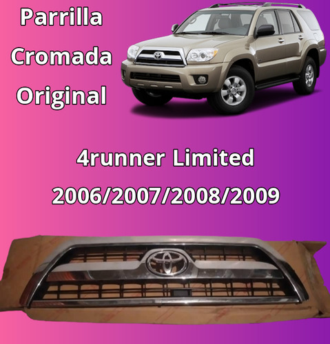 Parrrilla Toyota 4runner 2006 2007 2008 2009 Original 
