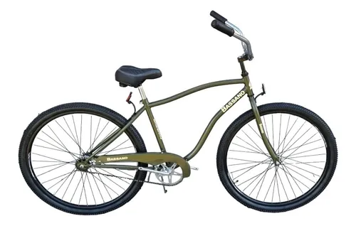 Bicicleta playera Ziambikes Playera R29 freno contrapedal color negro con pie de apoyo